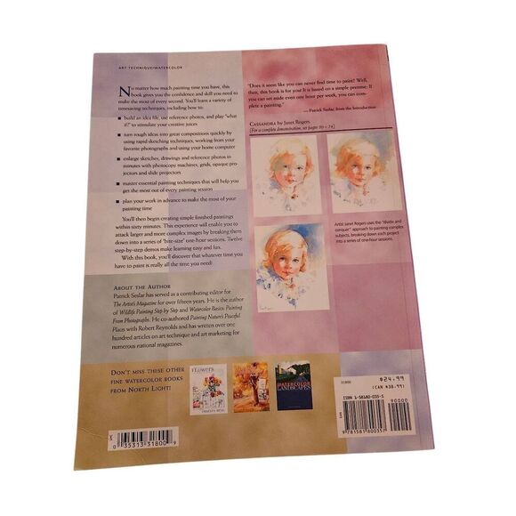 The one-hour watercolorist by Patrick Seslar north light books isbn 1581800355 - Picture 5 of 6